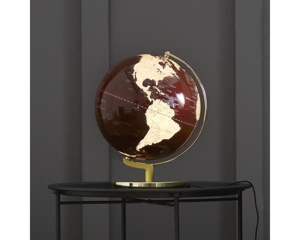 Jordglob Lampa Röd
