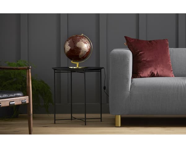 Jordglob Lampa Röd
