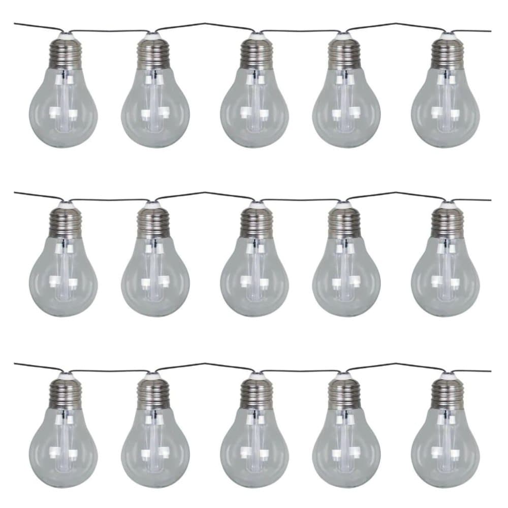 Luxform Soldriven ljusslinga för trädgård LED Corfu genomskinlig