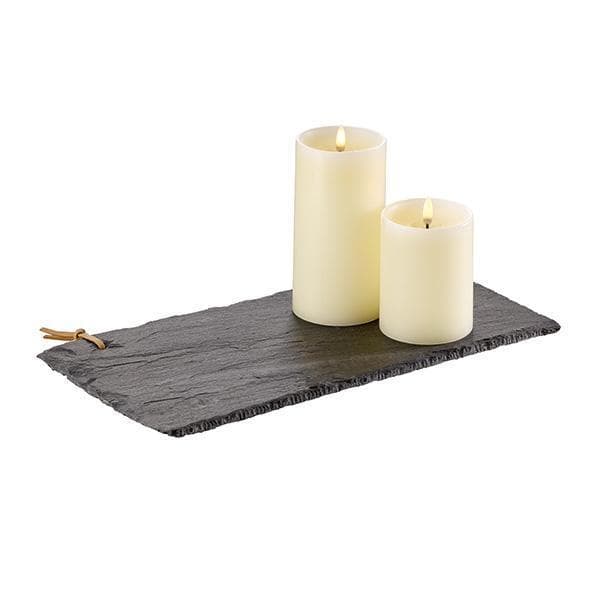 UYUNI LED-ljus Blockljus med kant 15x8 cm - Ivory