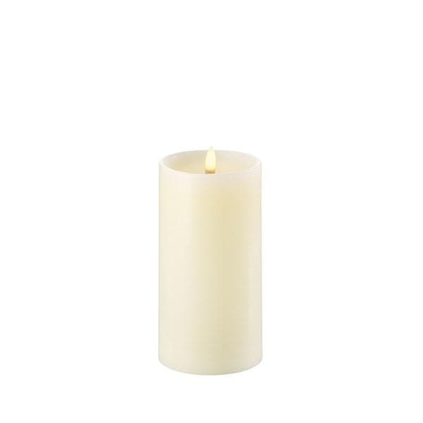 UYUNI LED-ljus Blockljus med kant 15x8 cm - Ivory