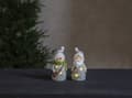 Miniatyrbild 3 av 5: Dekorationsfigur - Tomten & Snögubben