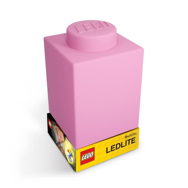 LEGO Iconic Silicon Kloss 1000% med LED lampa Rosa