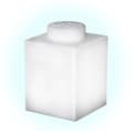 Miniatyrbillede 1 af 2: LEGO Iconic Silicon Kloss 1000% med LED lampa Vit