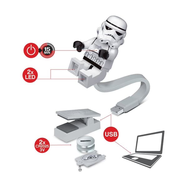 LEGO® Star Wars™ Bok lampa - Stormtrooper™