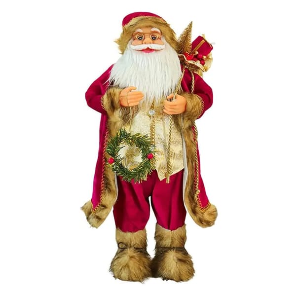 Premier Standing Santa with Glasses Decoration