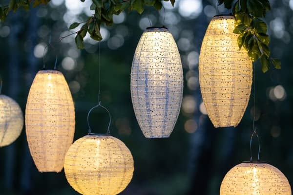 Solcellsbelysning Festa Blå. Solar Garden Light