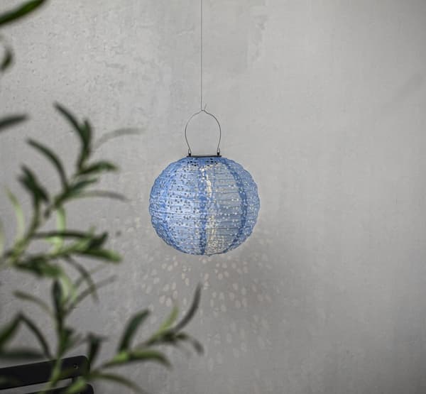 Solcellsbelysning Festa Blå. Solar Garden Light