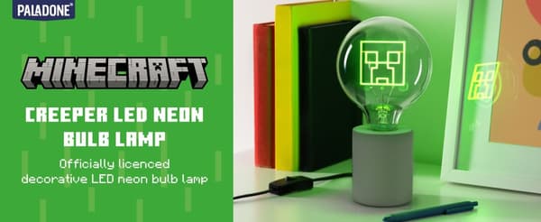 Creeper LED Neon Glödlampa EU, Paladone