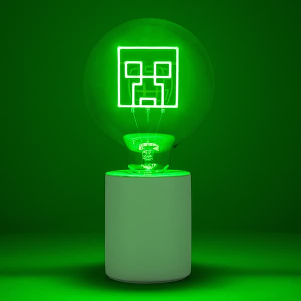 Creeper LED Neon Glödlampa EU, Paladone