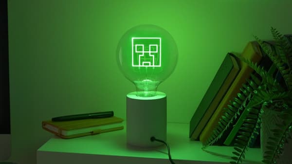Creeper LED Neon Glödlampa EU, Paladone