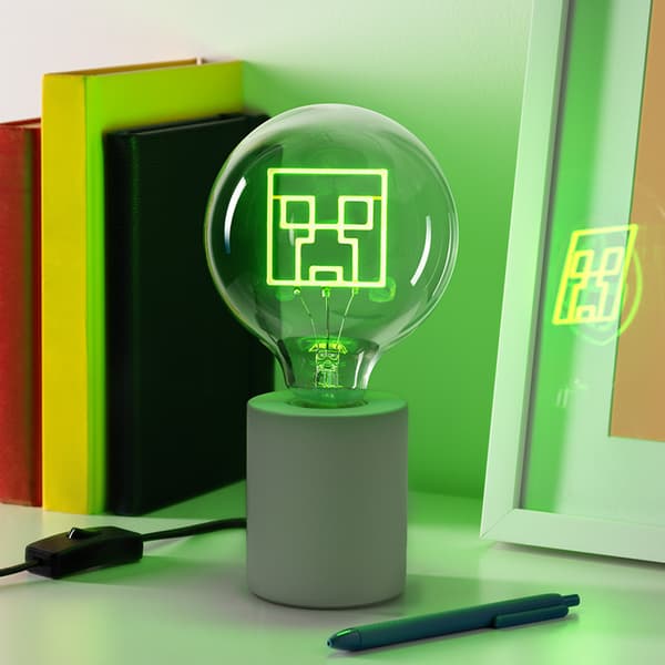 Creeper LED Neon Glödlampa EU, Paladone