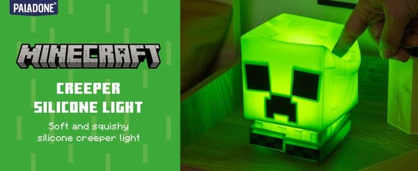 Creeper SquishyGlo Silikonlampa Uppladdningsbar, Paladone