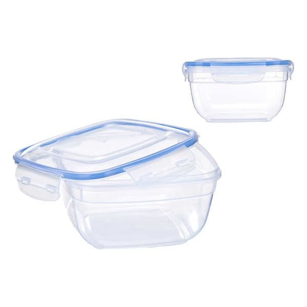 Lunchlåda Leknes 30104 Transparent polypropen 1,5 L 17 x 10 x 17 cm