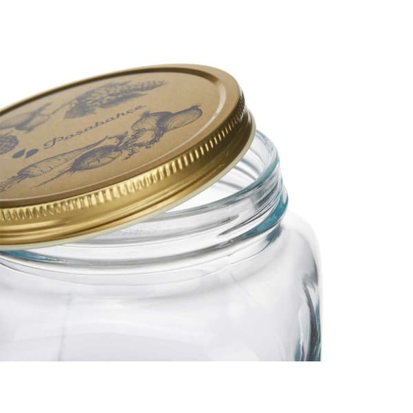 Burk Pasabahce Homemade Transparent Gyllene 3 L (6 antal)