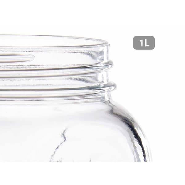 Burk Pasabahce Homemade Transparent Gyllene 1 L (12 antal)