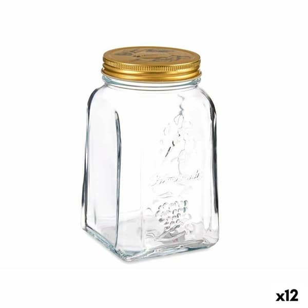 Burk Pasabahce Homemade Transparent Gyllene 1 L (12 antal)