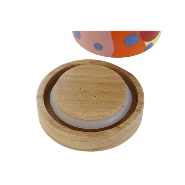 Burk DKD Home Decor Multicolour Naturell Bambu Dolomite 1 L 10 x 10 x 16 cm (3 antal)
