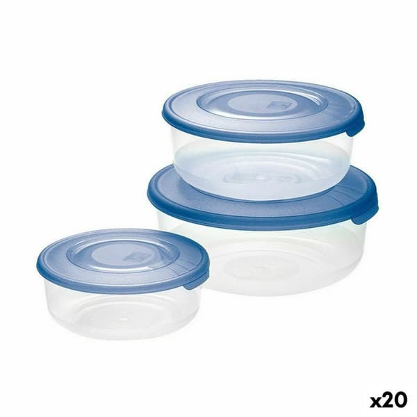 Lunchlådor, set Tontarelli Family Rund 3 Delar (20 antal)