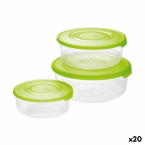 Lunchlådor, set Tontarelli Family Rund 3 Delar (20 antal)