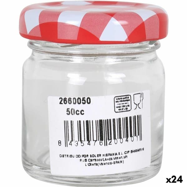 Burk Mediterraneo Transparent 50 ml Glas (24 antal)