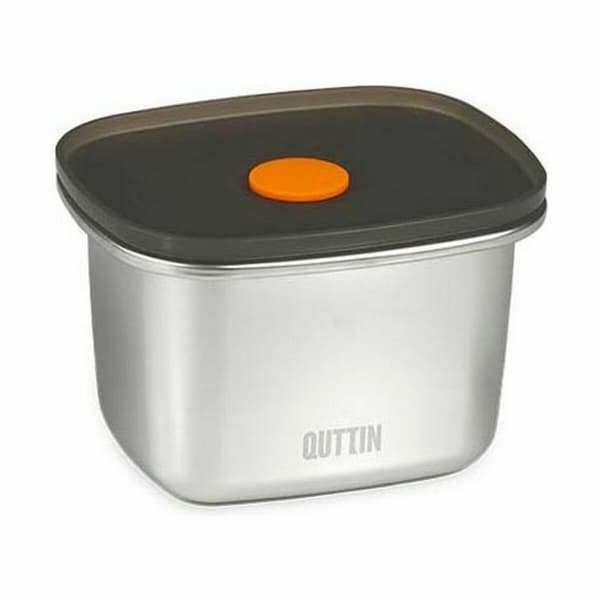 Hermetisk matlåda Quttin Rostfritt stål Rektangulär 450 ml 11,6 x 9,4 x 7 cm (12 antal)