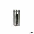 Miniatyrbild 1 av 2: Burk Quttin Transparent Silvrig Glas Stål 1,5 L 10 x 10 x 22,8 cm (12 antal)