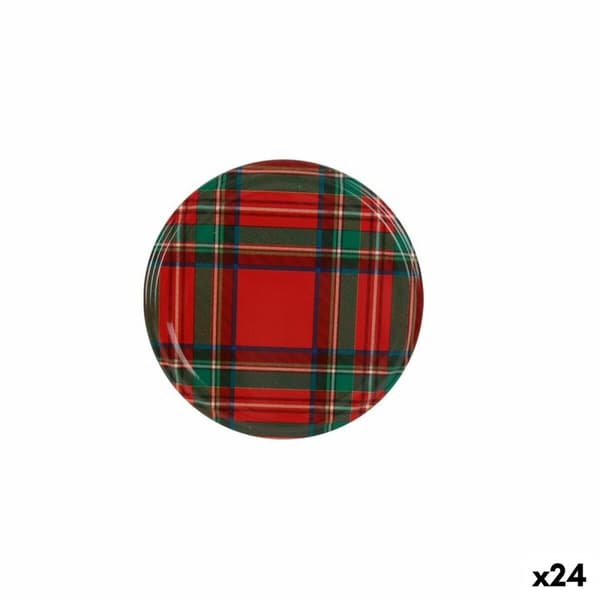 Set med lock Sarkap   Skotte 6 Delar 6,6 x 0,8 cm (24 antal)