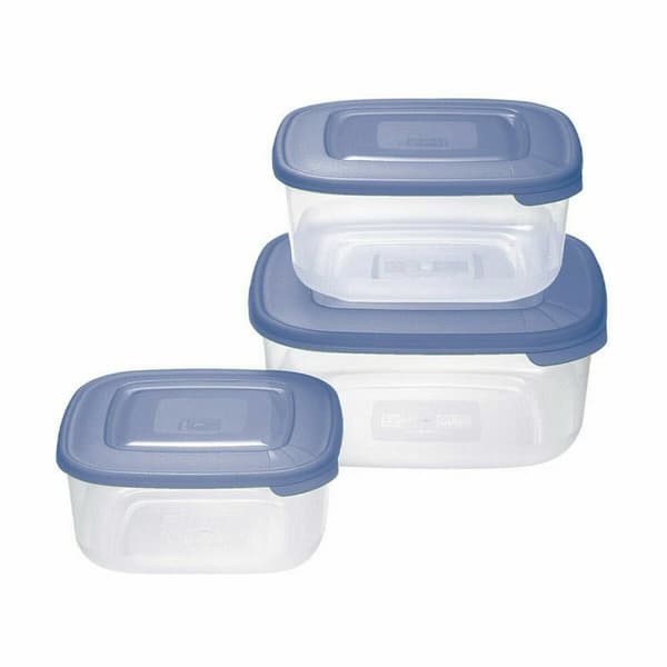 Lunchlådor, set Tontarelli Fyrkantig 3 Delar (20 antal)