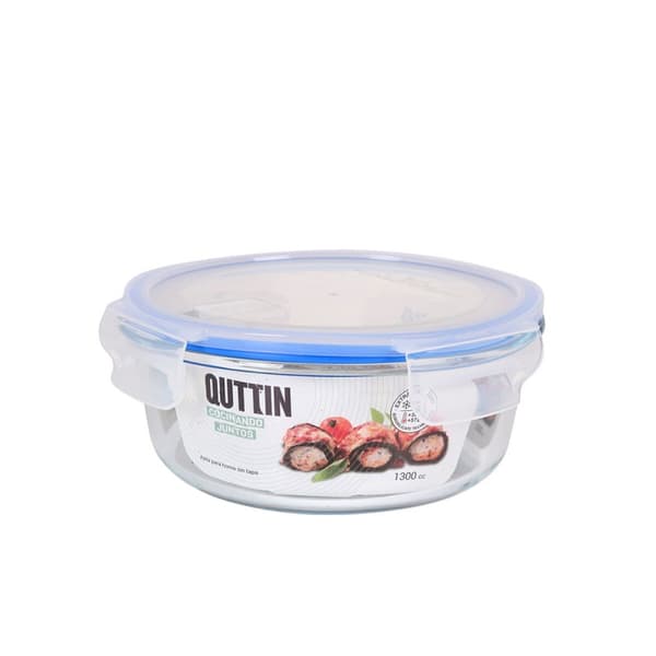 Hermetisk matlåda Quttin Rund 1,3 L (6 antal)