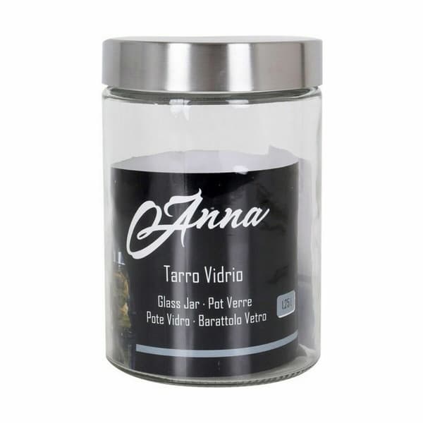 Burk Anna 1,25 L Glas Stål (12 antal)