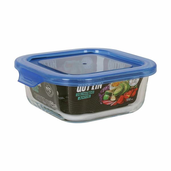 Lunchlåda Quttin   Blå 14 x 14 x 5,5 cm (12 antal)