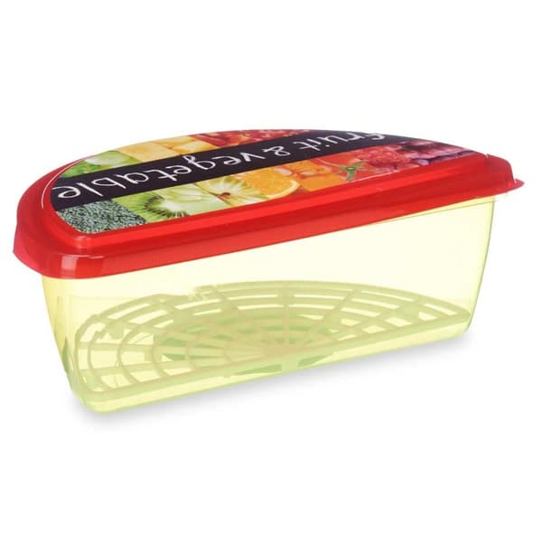 Lunchlåda Leknes TP581-3 Multicolour Plast 23 x 8 x 13 cm Frukt och grönsaker (24 antal)