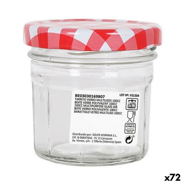 Burk Mediterraneo Glas 6,5 x 6,5 x 6,5 cm (72 Antal)
