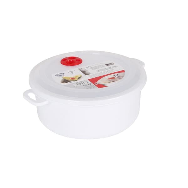 Matlåda med lock för mikroågsugn Dem 3 L 28 x 23 x 10 cm (12 antal)