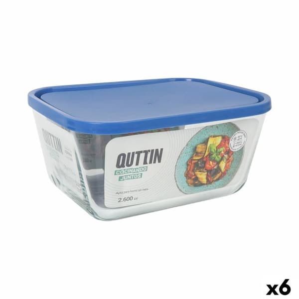 Lunchlåda Inde Frigo Rektangulär 2,6 L (6 antal)