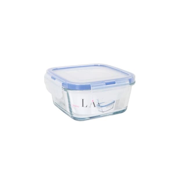 Hermetisk matlåda LAV Blå Transparent 375 ml (12 antal)