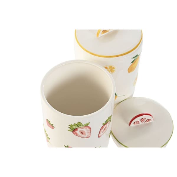 Burk Home ESPRIT Gul Röd Grön Modern Frukt (2 antal)