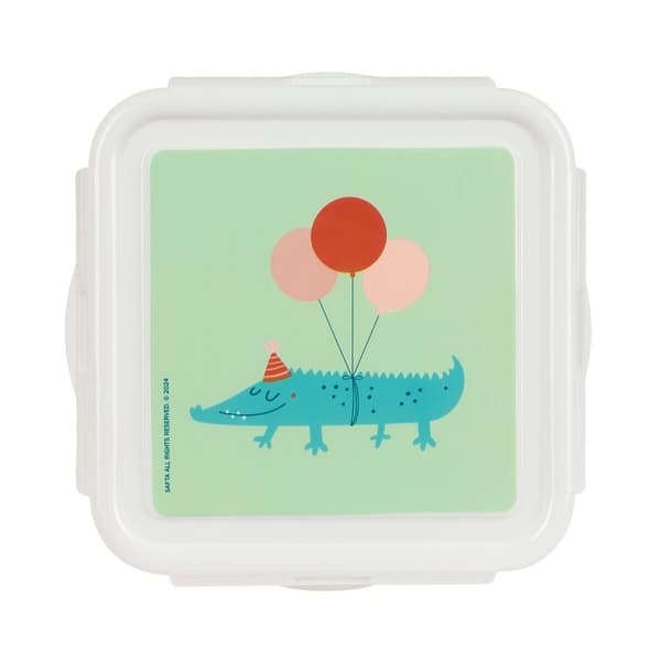 Lunchlåda Safta Fiesta Grön 13 x 7.5 x 13 cm