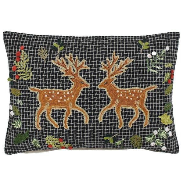 Riva Paoletti Artisan Deer Cushion Cover Multicolour 35x50cm