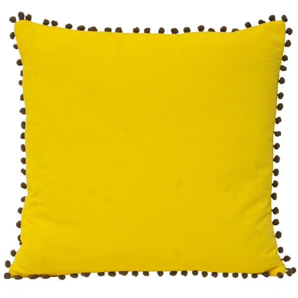 Riva Home Sammet Pompom kuddfodral