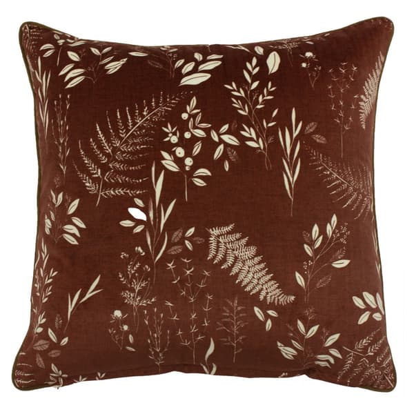 Furn Fearne Botanical Cushion Cover Brick 50 x 50 cm