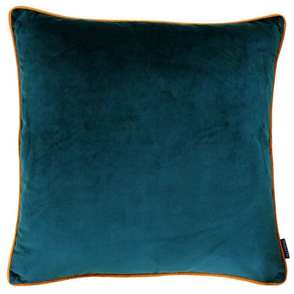 Paoletti Meridian pudebetræk Teal/Tigerlily Orange 55x55cm
