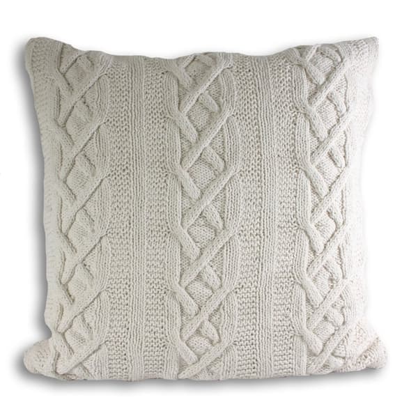Riva Home Aran pudebetræk Cream 55x55cm