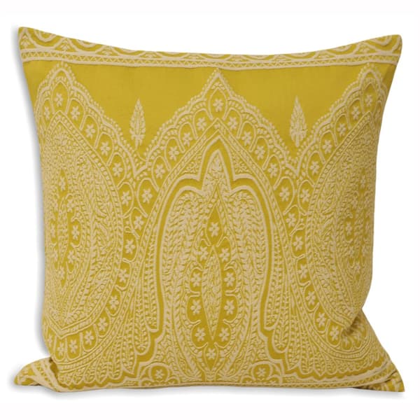 Riva Home Paisley kuddfodral Yellow 50x50cm