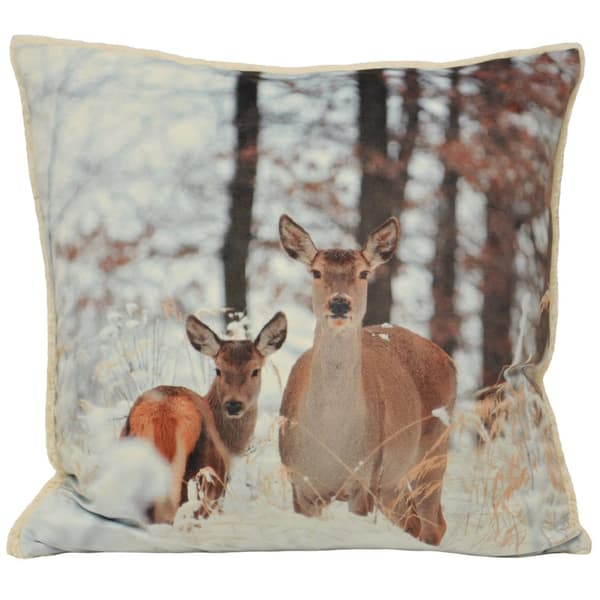 Riva Home Mother And Fawn Cushion Cover Cream 50x50cm
