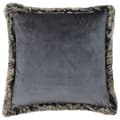 Miniatyrbillede 1 af 4: Riva Paoletti Kiruna Faux Fur Edged Square pudebetræk