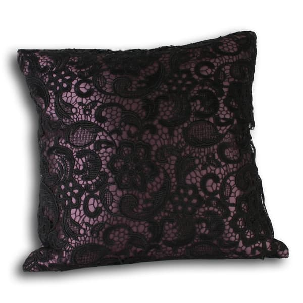 Riva Home Macrame Cushion Cover Amethyst 30x50cm
