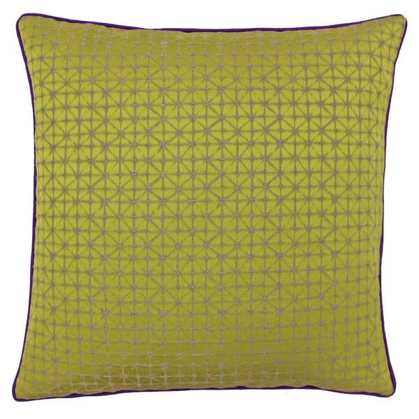 Riva Paoletti Pimlico Cushion Cover Gold/Purple 45x45cm