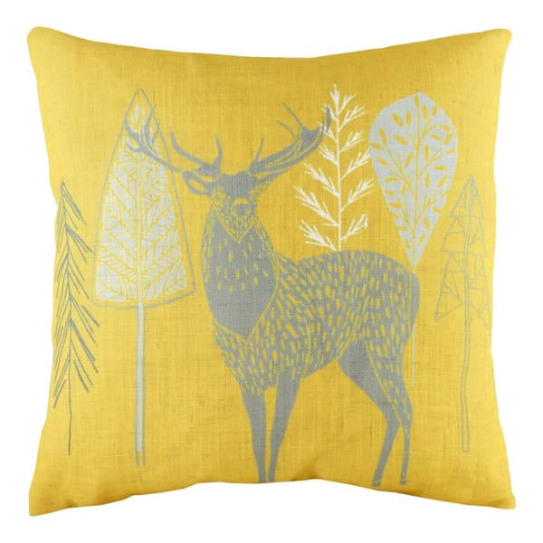 Riva Home Hulder Stag kuddfodral Ochre Yellow One Size